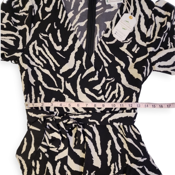 LoveRiche Animal Print Ruffled Mini Dress - Picture 7 of 10